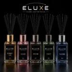 فواحة سيارة بأعواد مخصصة ELUXE سعة 50 مل بعطر فاخر يدوم طويلًا