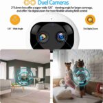 كاميرا مراقبة واي فاي ذكية Full HD 1080P بدوران 360° ورؤية ليلية مع ضمان 9 أشهر - الصورة 3