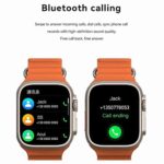 ⁦ساعة Smart Watch Ultra T800 / Ultra T80 الذكية بشاشة HD ومكالمات بلوتوث ومتابعة صحية⁩ - الصورة ⁦6⁩