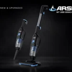 مكنسة ARSHIA 4×1 متعددة الاستخدامات بقوة 1000 واط مع فلتر HEPA وقوة شفط عالية لتنظيف الأرضيات والزوايا والمفروشات.