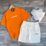 ⁦ترنج شورت White-Off رجالي بخامة ميلتون ليرا مبرد⁩ - الصورة ⁦4⁩
